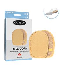 Corbby Heel Cork - korková podložka pod patu 0,5 cm R. 35-39