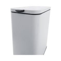 NIMCO Odpadkový koš do koupelny 5l, bílý nášlapný, úzký, tiché dovírání NIMCO Odpadkové koše KOS 11005-05