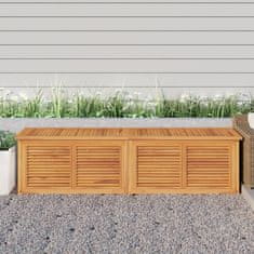 Vidaxl Zahradní úložný box s vložkou 200 x 50 x 53 cm masivní teak