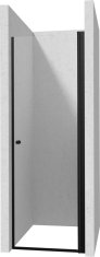Deante Kerria plus nero sprchové dveře bez stěnového profilu, 70 cm (KTSWN47P)