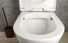 Turku rimless wc kombi zvýšený sedák, spodní/zadní odpad, bílá (PC104WR)
