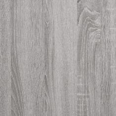 Greatstore Stojan na akvárium šedý sonoma 80 x 35 x 60 cm kompozitní dřevo
