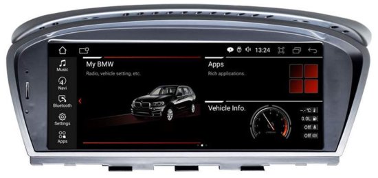 Noname Multimediální monitor pro BMW E60, 61, 62, 63 / E90, 91 s 8,8" LCD, Android 11.0, WI-FI, GPS, Carplay