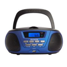 AIWA Boombox Rádio CD/MP3, USB, BT - BBTU-300BL