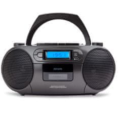 AIWA Boombox Radiomagnetofon, CD, USB, Bluetooth - BBTC-550BK