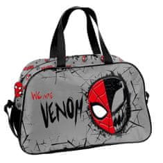 Paso Dětská sportovní taška kabela Spiderman Venom šedá