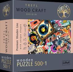 Trefl Wood Craft Origin puzzle Ve světě hudby 501 dílků