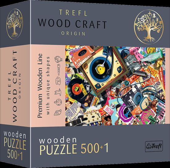 Trefl Wood Craft Origin puzzle Ve světě hudby 501 dílků