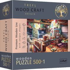 Trefl Wood Craft Origin puzzle Poklady na půdě 501 dílků