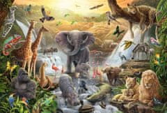 Schmidt Puzzle Zvířata v Africe 60 dílků