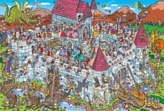 Schmidt Puzzle Pohled do rytířského hradu 200 dílků