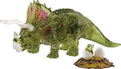 HCM Kinzel 3D Crystal puzzle Triceratops s mládětem 61 dílků