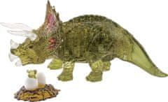 HCM Kinzel 3D Crystal puzzle Triceratops s mládětem 61 dílků