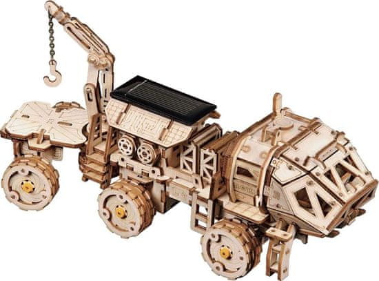 Robotime Rokr 3D dřevěné puzzle Planetární vozítko Navitas Rover na solární pohon 252 dílků