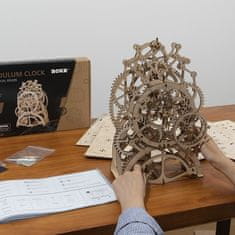 Robotime Rokr 3D dřevěné puzzle Kyvadlové hodiny 166 dílků