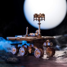 Robotime Rokr 3D dřevěné puzzle Planetární vozítko Vagabond Rover na solární pohon 153 dílků