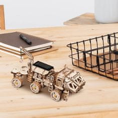 Robotime Rokr 3D dřevěné puzzle Planetární vozítko Navitas Rover na solární pohon 252 dílků