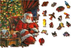 Wooden city Dřevěné puzzle Vánoční zdřímnutí 2v1, 2000 dílků EKO