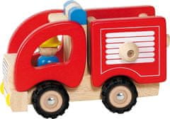 Goki Dřevěné hasičské auto