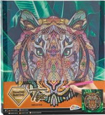 Grafix Diamantové malování na rámu Tygr 30x30cm