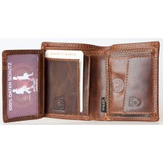 FLW Pánská celá kožená malá kapesní peněženka Pedro ochranou dat (RFID)