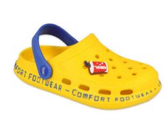 Befado dětské pantofle COMFORT 159Y100 žluté velikost 30