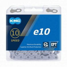 KMC řetěz e10 E-bike EPT šedý v krabičce 136 čl.