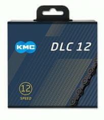 KMC řetěz DLC 12 černý v krabičce 126 čl.