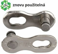 KMC spojka řetězu 7-8R EPT povrch, šedý 7,1 mm, 2 ks na blistru, cena za balení