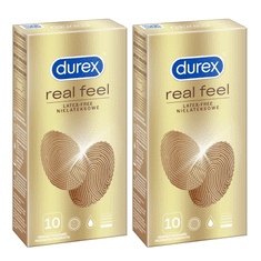 Durex Sada 2x Durex Real Feel 10ks