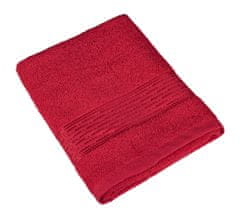 Bellatex Froté ručník a osuška kolekce Proužek - Ručník - 50x100 cm - červená