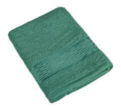 Bellatex Froté ručník a osuška kolekce Proužek - Osuška - 70x140 cm - tmavá zelená