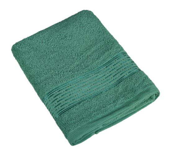 Bellatex Froté ručník a osuška kolekce Proužek - Ručník - 50x100 cm - tmavá zelená