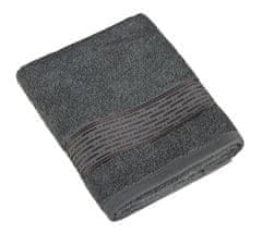 Bellatex Froté ručník a osuška kolekce Proužek - Osuška - 70x140 cm - tmavá šedá