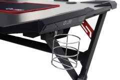 MCW Psací stůl F11, počítačový stůl pro mládež, herní 120x75cm černý