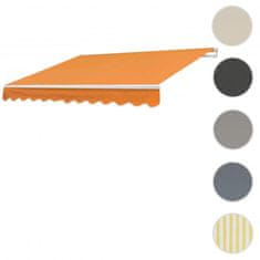 MCW Náhradní kryt pro markýzu E49, skládací markýza s ramenem Náhradní kryt proti slunci, 2,5x2m ~ Polyester terakota