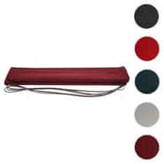 MCW Náhradní kryt pro markýzu H27, celokasetový Náhradní kryt pro ochranu proti slunci 6x3m ~ Akrylová bordó-červená barva
