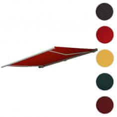 MCW Náhradní potah pro markýzu T123, celokasetový Náhradní potah 4,5x3m ~ Polyester bordó-červený