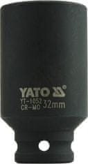 YATO Nástavec 1/2" rázový šestihranný hluboký 32 mm CrMo