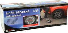 Compass Hustilka nožní s manometrem jednopístová TÜV/GS 1x120mm