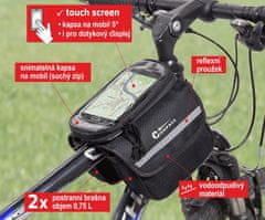 Compass Bike Cyklotaška nad rám oboustranná + PHONE