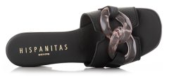 Hispanitas Dámské kožené pantofle HV232593 Black (Velikost 38)