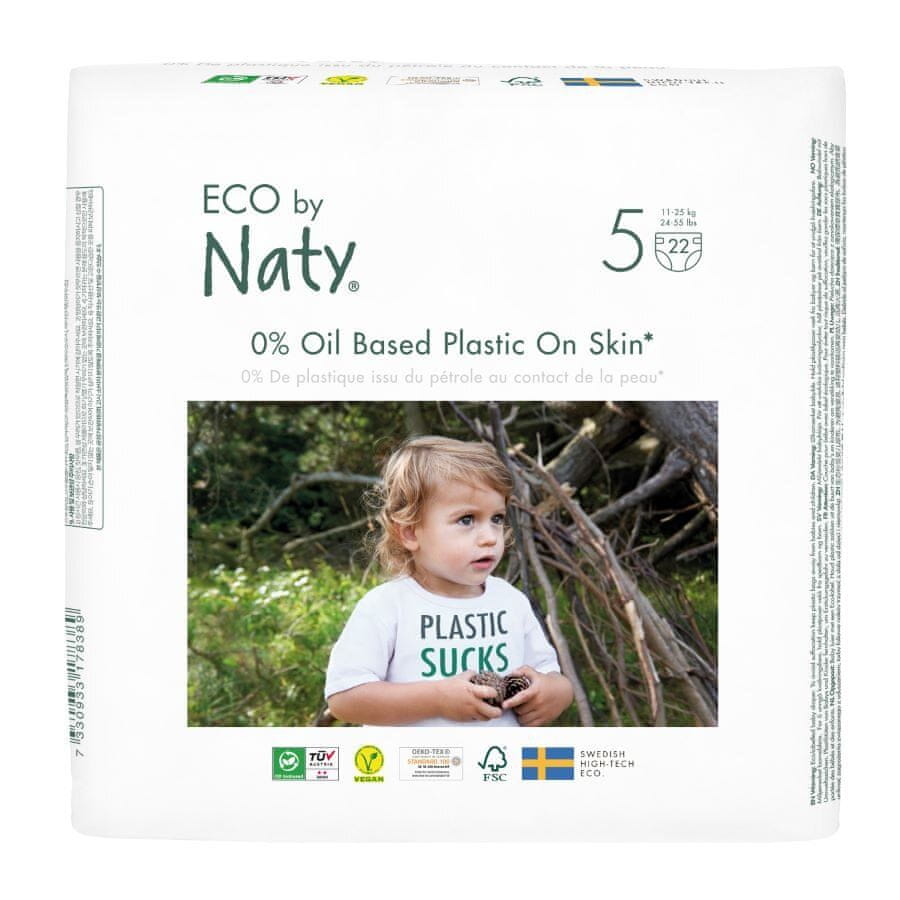 ECO by Naty Plenky 5 Junior (11-25 kg) 22 ks