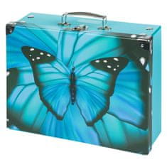 Grooters BAAGL Skládací školní kufřík Butterfly s kováním