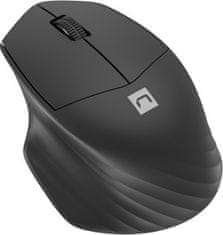 Natec Natec optická myš SISKIN 2/1600 DPI/Kancelářská/Optická/Pro praváky/Bezdrátová USB + Bluetooth/Černá