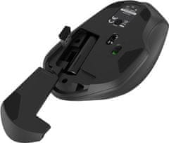 Natec Natec optická myš SISKIN 2/1600 DPI/Kancelářská/Optická/Pro praváky/Bezdrátová USB + Bluetooth/Černá