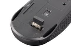 Natec Natec optická myš JAY 2/1600 DPI/Kancelářská/Optická/Bezdrátová USB/Černá