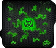 C-Tech ANTHEA, herní podložka, obšité okraje, zelená
