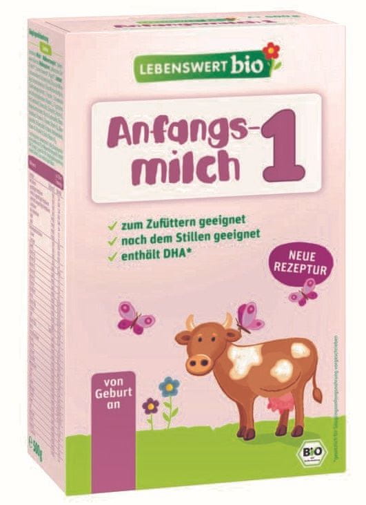 Lebenswert bio počáteční kojenecké mléko 1