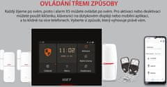 iGET iGET HOME X5 - Inteligentní Wi-Fi/GSM alarm, v aplikaci i ovládání IP kamer a zásuvek, Android, iOS